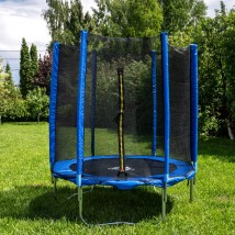 Батут DFC Trampoline Fitness с сеткой 6ft, синий